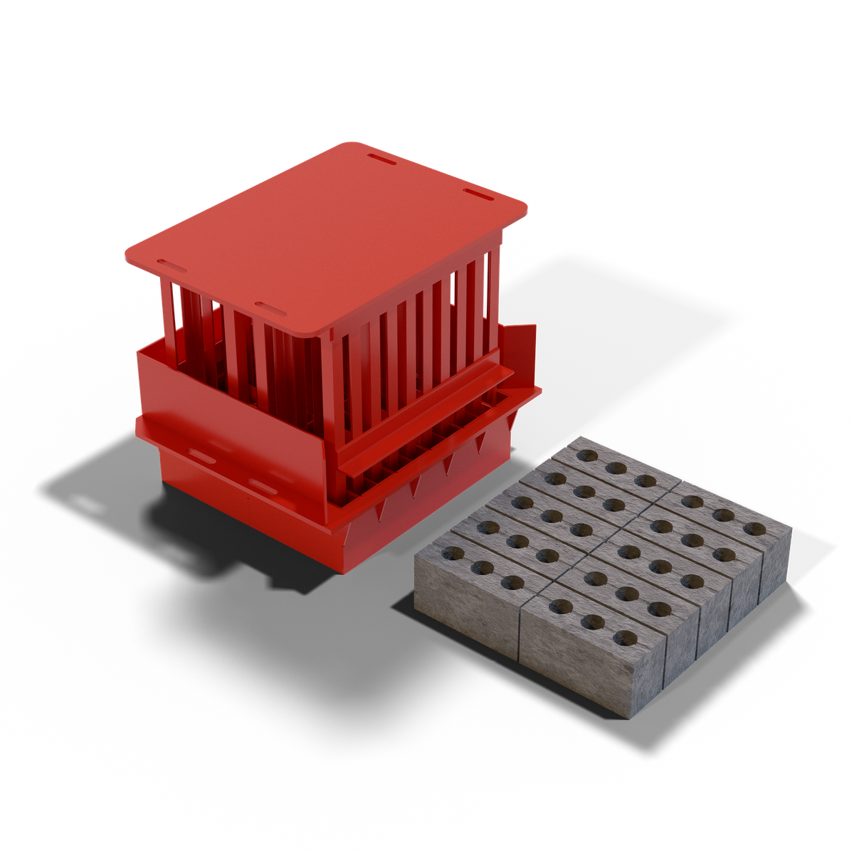 Maxi Brick Cavity Jumbo MK2 Mould MK2 Mould