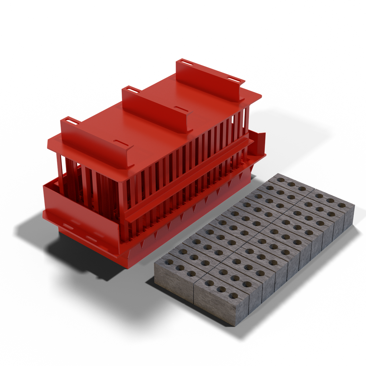 Maxi Brick Cavity Jumbo MK3 Mould MK3 Mould